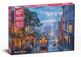 Cherry Pazzi Puzzle 1000 pieces: City Lights after Rain