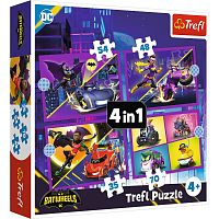 Trefl Puzzle 35#48#54#70 details: Meet the Batwheels