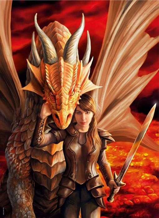 Puzzle Clementoni 1000 pieces: power of the dragon 39464