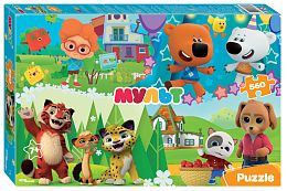 Step puzzle 560 pieces: Mi-mi-bears, etc. Cartoon