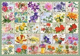 Puzzle Castorland 1000 pieces: Flowers. Collage