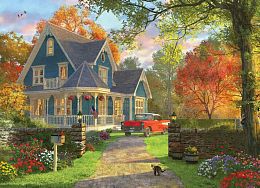 Puzzle Eurographics 1000 pieces: Blue country house