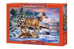 Puzzle Castorland 500 items: Wolf World