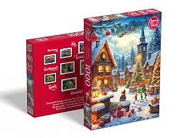 Пазл Cherry Pazzi 1000 деталей: Помощники Санты