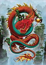 Puzzle Educa 500 pieces: Dragon of Luck. Vincent Hee