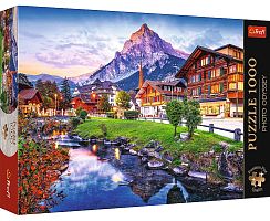 Trefl 1000 Pieces Puzzle: Photo Odyssey. Alpine town. Switzerland