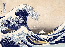 Wooden Trefl puzzle 200 pieces: Hokusai. The Big Wave