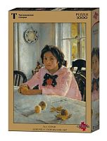 Jigsaw puzzle Stella 1000 pcs: Girl with peaches