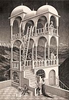 Puzzle Clementoni 1000 pieces: Escher. Belvedere