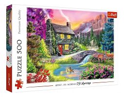 Trefl puzzle 500 items: Mountain idyll