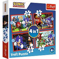Trefl Puzzle 35#48#54#70 details: The Adventures of Sonic