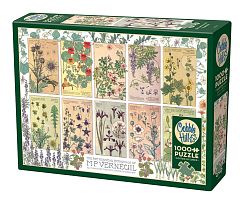 Cobble Hill 1000 pieces puzzle: Maurice Verneuil. Sketches of plants