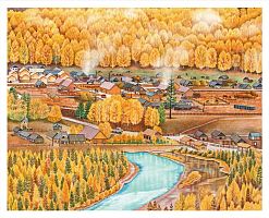 Pintoo Puzzle 2000 pieces: Golden Autumn