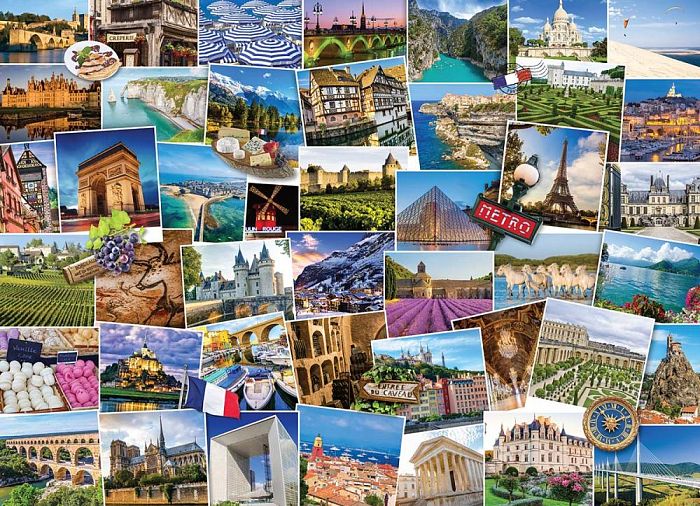 Puzzle Eurographics 1000 pieces: the Traveller in France 6000-5466
