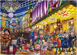 Puzzle Jumbo 2x1000 pieces: Wasgij. The Spirits of Christmas (Christmas 20)