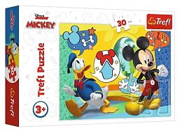 Trefl Puzzle 30 pieces: Mickey Mouse and the Fun House