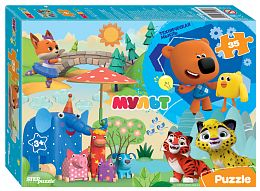 Step puzzle 35 pieces: Mi-mi-bears, etc. Cartoon