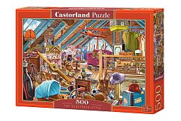 Puzzle Castorland 500 items: Cluttered attic