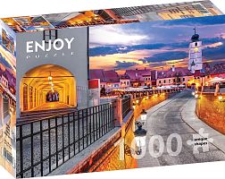 Enjoy 1000 pieces puzzle: Small area. Sibiu