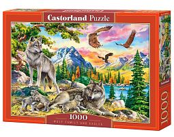 Castorland 1000 Pieces Puzzle: The Family of Wolves