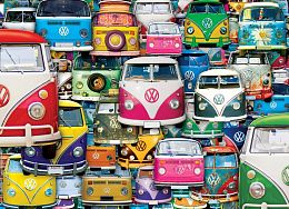 Puzzle Eurographics 1000 pieces: the VW Bus - Funky Jam