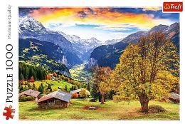 Trefl 1000 Pieces Puzzle: A picturesque Alpine village