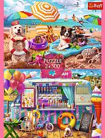 Trefl 2x500 Pieces Puzzle: Vacation Time
