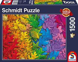 Schmidt Puzzle 1500 pieces: Colorful leaves