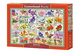 Puzzle Castorland 1000 pieces: Flowers. Collage