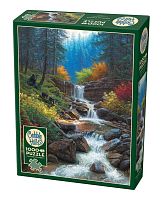 Cobble Hill 1000 Pieces Puzzle: Forest Waterfall