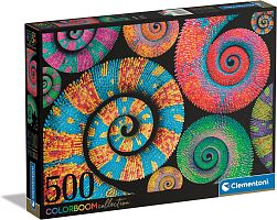 Clementoni Puzzle 500 pieces: Colorful curly tails