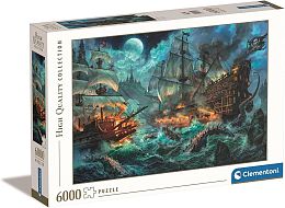 Puzzle Clementoni 6000 pieces: The Battle of the Pirates