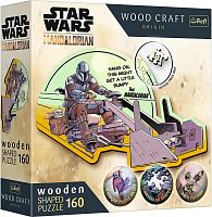 Wooden Trefl Puzzle 160 pieces: Mandalorian - Reunion