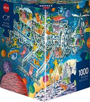 Puzzle Heye 1000 pieces: Aliens, welcome!