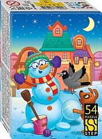 A set of 4 puzzles with 54 details Step: Winter Stories