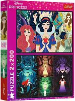 Trefl 2x200 Puzzle pieces: Charming Princesses