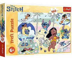 Trefl 160-piece Puzzle: Lilo and Stitch on the beach