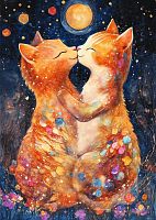 Trefl 500-piece Puzzle: A Kiss in the Moonlight