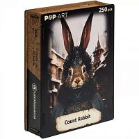 Wooden UNIDRAGON puzzle 250 pieces: Count Rabbit