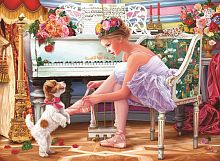 Puzzle Anatolian 1000 pieces: Ballerina with her puppy