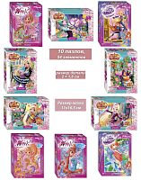 Puzzle set for children 10 pieces of 54 pieces: Rainbow (Winx and the Royal Academy)