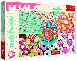 Puzzle Trefl 300 details: Sweets