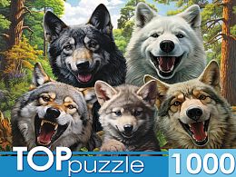 TOP Puzzle 1000 Pieces: Wolf Selfie