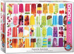 Eurographics 1000 pieces puzzle: Rainbow of fruit ice cream