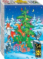 A set of 4 puzzles with 54 details Step: Winter Stories