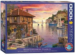 Puzzle Eurographics 1000 pieces: Mediterranean harbour