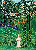 Eurographics 1000 pieces puzzle: A woman in an exotic forest