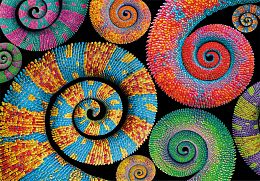 Clementoni Puzzle 500 pieces: Colorful curly tails