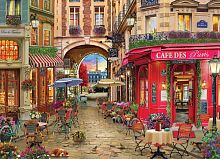Puzzle Cobble Hill 500 details: Cafe in Paris