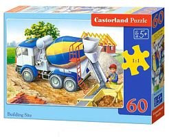 Puzzle Castorland 60 details: concrete mixer